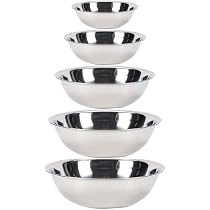 Pyrex 8-Piece Glass Mixing Bowl Set with Colored Lids for Storage